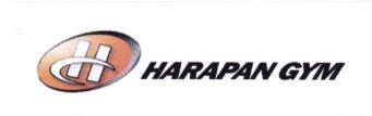 Trademark HARAPAN GYM + LOGO