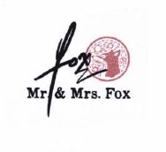 Trademark MR & MRS. FOX + LOGO