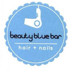 Trademark BEAUTY BLUE BAR HAIR + NAILS + LOGO