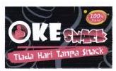 Trademark OKE SNACK TIADA HARI TANPA SNACK + LOGO