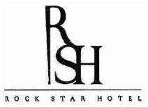 Trademark RSH ROCK STAR HOTEL + LOGO