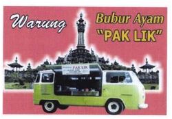 Trademark WARUNG BUBUR AYAM PAK LIK + LUKISAN