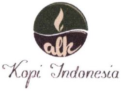 Trademark ALK KOPI INDONESIA + LOGO