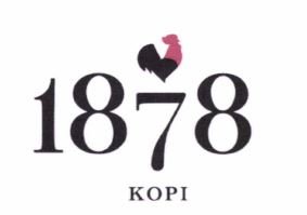 Trademark KOPI 1878 + Logo