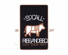 Trademark SOCALL RESAND BBQ JUCY TENDER TASTY EST 2017 + LOGO