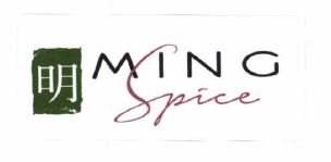 Trademark MING SPICE + LOGO