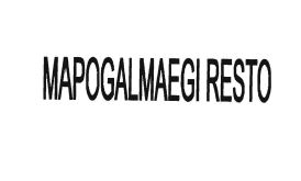 Trademark MAPOGALMAEGI RESTO