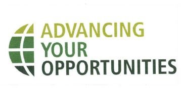 Trademark ADVANCING YOUR OPPORTUNITIES + LOGO