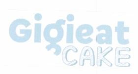 Trademark GIGIEAT CAKE + LOGO