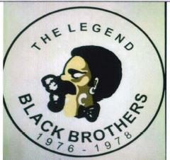 Trademark THE LEGEND BLACK BROTHERS 1976-1978 + LUKISAN