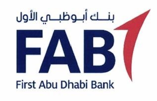 Trademark FAB 1 FIRST ABU DHABI BANK + KARAKTER NON LATIN + LOGO