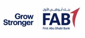 Trademark FAB 1 FIRST ABU DHABI BANK GROWSTRONGER + KARAKTER NON LATIN + LOGO