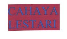 Trademark CAHAYALESTARI