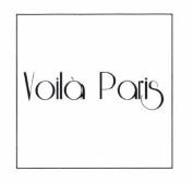 Trademark VOILA PARIS + LOGO