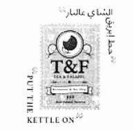 Trademark T & F + KARAKTER HURUF NON LATIN + LOGO