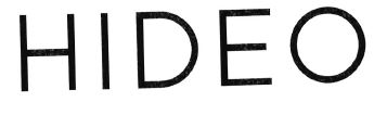 Trademark HIDEO + LOGO