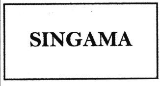 Trademark SINGAMA