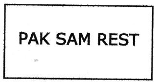 Trademark PAK SAM REST