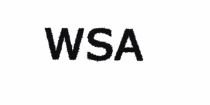 Trademark WSA + LOGO