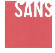 Trademark SANS CREATIVE LOGO