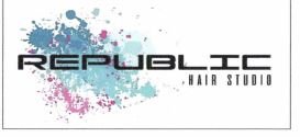 Trademark REPUBLIC HAIR STUDIO + LUKISAN