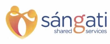 Trademark SANGATI SHARED SERVICE + LOGO