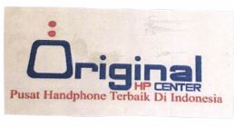 Trademark ORIGINAL HP CENTER + LOGO