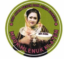 Trademark SOP AYAM PECOK DAN AYAM GORENG MBOK MLENUK KLATEN+LUKISAN