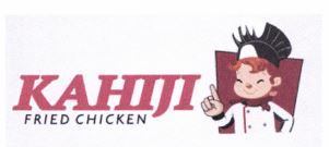 Trademark KAHIJI FREID CHICKEN+LOGO