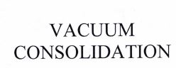 Trademark VACUUM CONSOLIDATION