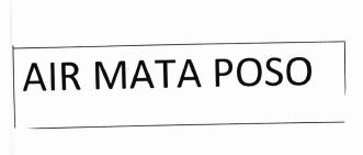 Trademark Air Mata Poso