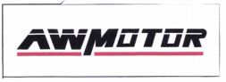 Trademark AW MOTOR + LOGO