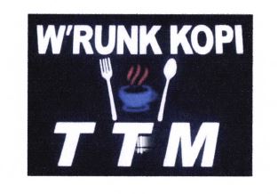 Trademark W'RUNK KOPI TTM + LOGO