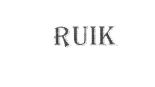 Trademark RUIK + LOGO