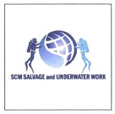 Trademark SCM SALVAGE AND UNDERWATER WORK + LOGO