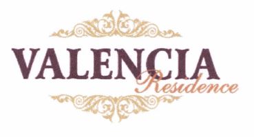 Trademark VALENCIA RESIDENCE + LOGO