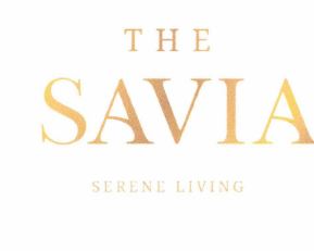 Trademark THE SAVIA SERENE LIVING + LUKISAN/LOGO