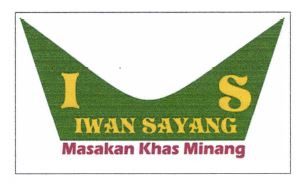 Trademark IS IWAN SAYANG MASAKAN KHAS MINANG + LOGO