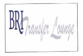 Trademark BRI TRANSFER LOUNGE + LOGO