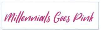 Trademark MILLENIALS GOES PINK + LOGO