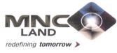 Trademark MNC LAND REDEFINING TOMORROW + LOGO