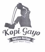 Trademark KOPI GAYO KOPITIAM HERITAGE + LOGO