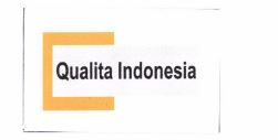 Trademark QUALITA INDONESIA + LOGO