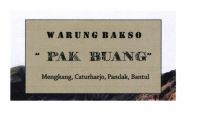 Trademark PAK BUANG MIE AYAM BAKSO + LOGO