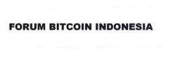 Trademark FORUM BITCOIN INDONESIA