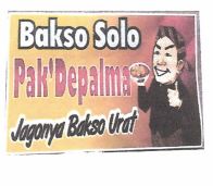 Trademark Bakso Solo Pak'Depalma+ Logo