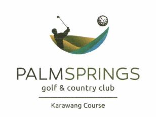 Trademark PALMSPRINGS Golf & Country Club Karawang Course + Lukisan/Logo