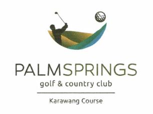 Trademark PALMSPRINGS Golf & Country Club Karawang Course + Lukisan/Logo