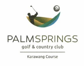 Trademark PALMSPRINGS Golf & Country Club Karawang Course + Lukisan/Logo