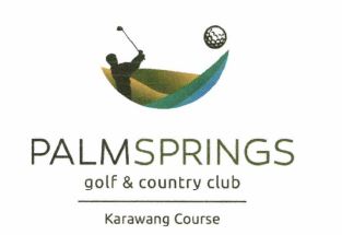 Trademark PALMSPRINGS Golf & Country Club Karawang Course + Lukisan/Logo